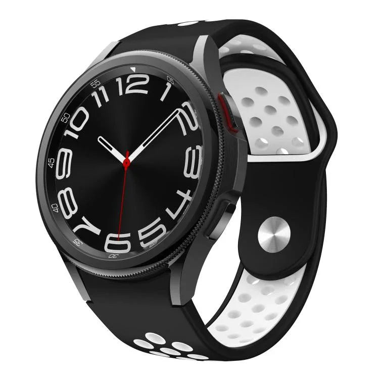 Bracelet de Montre en Silicone Bicolore avec Boucle Inversée, pour Samsung Galaxy Watch FE / 7 / 6 / 5 / 4