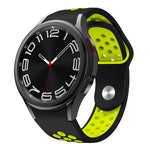 Bracelet de Montre en Silicone Bicolore avec Boucle Inversée, pour Samsung Galaxy Watch FE / 7 / 6 / 5 / 4