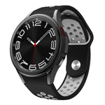 Bracelet de Montre en Silicone Bicolore avec Boucle Inversée, pour Samsung Galaxy Watch FE / 7 / 6 / 5 / 4