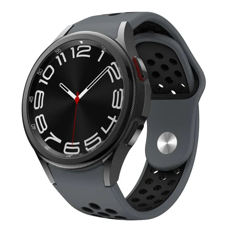 Bracelet de Montre en Silicone Bicolore avec Boucle Inversée, pour Samsung Galaxy Watch FE / 7 / 6 / 5 / 4