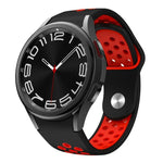 Bracelet de Montre en Silicone Bicolore avec Boucle Inversée, pour Samsung Galaxy Watch FE / 7 / 6 / 5 / 4