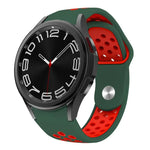 Bracelet de Montre en Silicone Bicolore avec Boucle Inversée, pour Samsung Galaxy Watch FE / 7 / 6 / 5 / 4