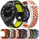 Bracelet de Montre en Silicone Bicolore avec Boucle Inversée, pour Samsung Galaxy Watch FE / 7 / 6 / 5 / 4
