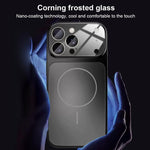 Coque de téléphone MagSafe givrée avec grande fenêtre pour lentille 17, pour iPhone 13 Pro Max, pour iPhone 13 Pro, pour iPhone 13, pour iPhone 12, pour iPhone 12 Pro Max, pour iPhone 12 Pro, pour iPhone 11 Pro Max, pour iPhone 11