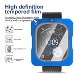 Film de protection d'écran en verre trempé anti-traces de doigts HD, facile à installer et à positionner, pour Apple Watch Ultra 3/2/1 49 mm