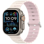 Melodica-Style Magnetic Dual-Color Silicone Watch Band, For Apple Watch 46mm / 49mm / 45mm / 44mm, For Apple Watch 42mm / 41mm / 40mm / 38mm