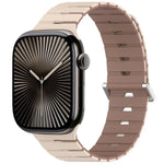 Melodica-Style Magnetic Dual-Color Silicone Watch Band, For Apple Watch 46mm / 49mm / 45mm / 44mm, For Apple Watch 42mm / 41mm / 40mm / 38mm