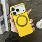 Coque de Téléphone sans Cadre en Cuir-Peau PC avec Support MagSafe, Pour iPhone 17 Pro Max, Pour iPhone 17 Pro, Pour iPhone 17, Pour iPhone Air, Pour iPhone 16 Pro Max, Pour iPhone 16 Pro