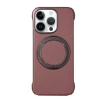 Coque de téléphone sans cadre en cuir avec support MagSafe, pour iPhone 14 Plus, pour iPhone 14, pour iPhone 14 Pro, pour iPhone 14 Pro Max, pour iPhone 13 Pro Max, pour iPhone 13 Pro