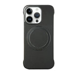 Coque de téléphone sans cadre en cuir avec support MagSafe, pour iPhone 14 Plus, pour iPhone 14, pour iPhone 14 Pro, pour iPhone 14 Pro Max, pour iPhone 13 Pro Max, pour iPhone 13 Pro