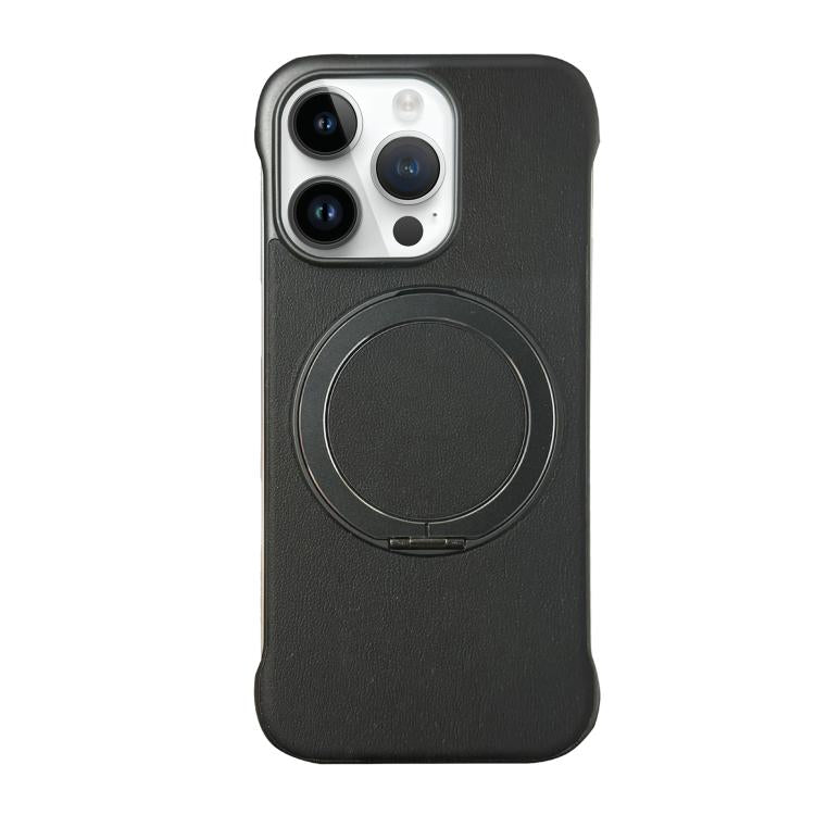 Coque de téléphone sans cadre en cuir avec support MagSafe, pour iPhone 14 Plus, pour iPhone 14, pour iPhone 14 Pro, pour iPhone 14 Pro Max, pour iPhone 13 Pro Max, pour iPhone 13 Pro