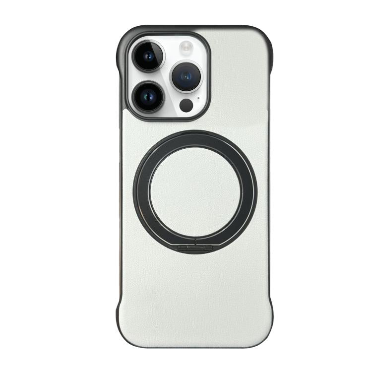 Coque de téléphone sans cadre en cuir avec support MagSafe, pour iPhone 14 Plus, pour iPhone 14, pour iPhone 14 Pro, pour iPhone 14 Pro Max, pour iPhone 13 Pro Max, pour iPhone 13 Pro