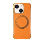 Coque de téléphone sans cadre en cuir avec support MagSafe, pour iPhone 14 Plus, pour iPhone 14, pour iPhone 14 Pro, pour iPhone 14 Pro Max, pour iPhone 13 Pro Max, pour iPhone 13 Pro