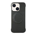 Coque de téléphone sans cadre en cuir avec support MagSafe, pour iPhone 14 Plus, pour iPhone 14, pour iPhone 14 Pro, pour iPhone 14 Pro Max, pour iPhone 13 Pro Max, pour iPhone 13 Pro