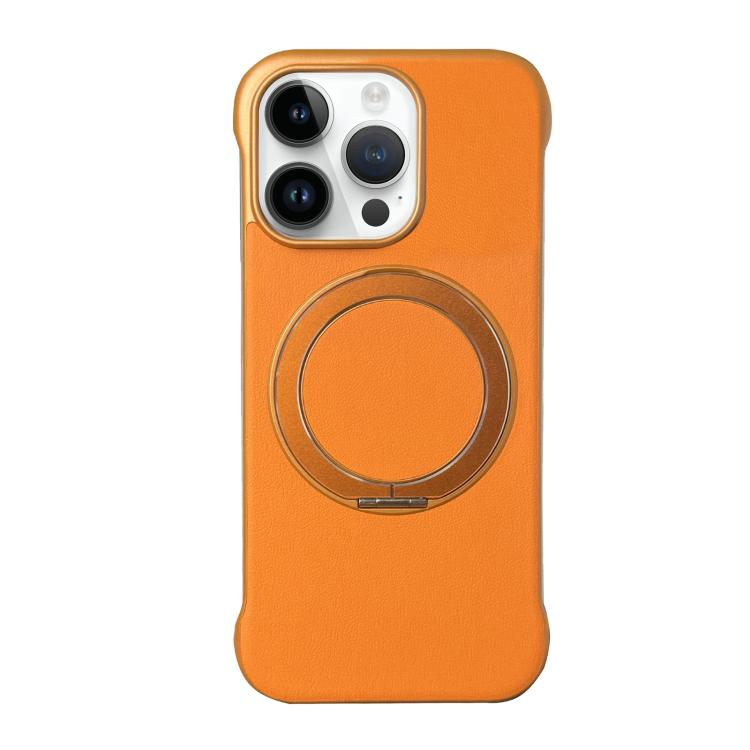 Coque de téléphone sans cadre en cuir avec support MagSafe, pour iPhone 14 Plus, pour iPhone 14, pour iPhone 14 Pro, pour iPhone 14 Pro Max, pour iPhone 13 Pro Max, pour iPhone 13 Pro