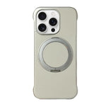 Coque de Téléphone sans Cadre en Cuir-Peau PC avec Support MagSafe, Pour iPhone 17 Pro Max, Pour iPhone 17 Pro, Pour iPhone 17, Pour iPhone Air, Pour iPhone 16 Pro Max, Pour iPhone 16 Pro