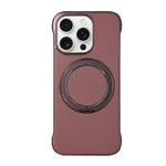 Coque de Téléphone sans Cadre en Cuir-Peau PC avec Support MagSafe, Pour iPhone 17 Pro Max, Pour iPhone 17 Pro, Pour iPhone 17, Pour iPhone Air, Pour iPhone 16 Pro Max, Pour iPhone 16 Pro