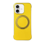 Coque de Téléphone sans Cadre en Cuir-Peau PC avec Support MagSafe, Pour iPhone 17 Pro Max, Pour iPhone 17 Pro, Pour iPhone 17, Pour iPhone Air, Pour iPhone 16 Pro Max, Pour iPhone 16 Pro