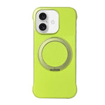 Coque de Téléphone sans Cadre en Cuir-Peau PC avec Support MagSafe, Pour iPhone 17 Pro Max, Pour iPhone 17 Pro, Pour iPhone 17, Pour iPhone Air, Pour iPhone 16 Pro Max, Pour iPhone 16 Pro
