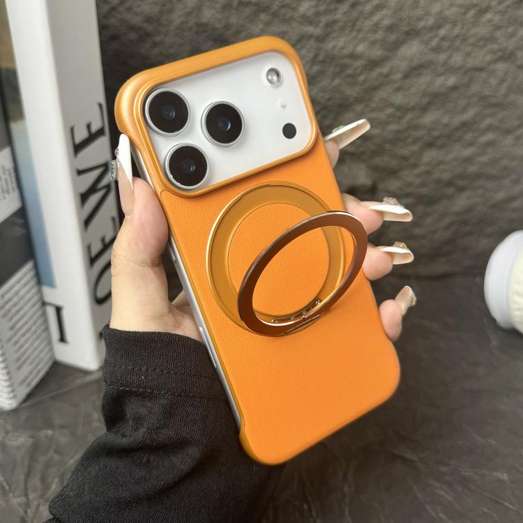 Coque de téléphone sans cadre en cuir avec support MagSafe, pour iPhone 14 Plus, pour iPhone 14, pour iPhone 14 Pro, pour iPhone 14 Pro Max, pour iPhone 13 Pro Max, pour iPhone 13 Pro