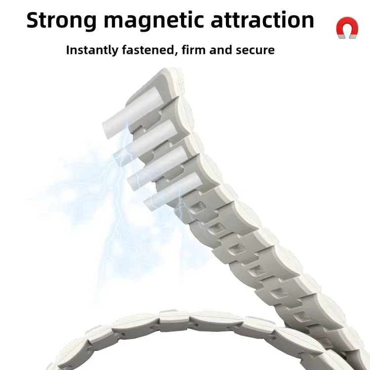 Bracelet de montre magnétique en silicone à une seule goupille, orné d'un motif de cheval, pour Apple Watch 46 mm / 49 mm / 45 mm / 44 mm