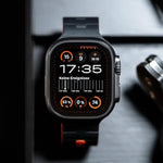 Bracelet de montre magnétique en silicone à une seule goupille, orné d'un motif de cheval, pour Apple Watch 46 mm / 49 mm / 45 mm / 44 mm
