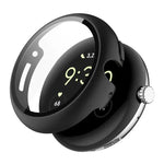 ENKAY Hat-Prince Film de protection en verre trempé à couverture intégrale avec coque de protection en PC intégrée, pour Google Pixel Watch 4 45mm, Pour Google Pixel Watch 4 41mm
