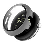 ENKAY Hat-Prince Film de protection en verre trempé à couverture intégrale avec coque de protection en PC intégrée, pour Google Pixel Watch 4 45mm, Pour Google Pixel Watch 4 41mm