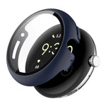 ENKAY Hat-Prince Film de protection en verre trempé à couverture intégrale avec coque de protection en PC intégrée, pour Google Pixel Watch 4 45mm, Pour Google Pixel Watch 4 41mm