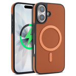 Coque de téléphone Kalebol en fibre de carbone MagSafe, Pour iPhone 17 Pro Max, Pour iPhone 17 Pro, Pour iPhone 17, Pour iPhone Air, Pour iPhone 16 Pro Max, Pour iPhone 16 Pro, Pour iPhone 16 Plus, Pour iPhone 16