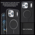 Coque de téléphone Kalebol en fibre de carbone MagSafe, Pour iPhone 17 Pro Max, Pour iPhone 17 Pro, Pour iPhone 17, Pour iPhone Air, Pour iPhone 16 Pro Max, Pour iPhone 16 Pro, Pour iPhone 16 Plus, Pour iPhone 16