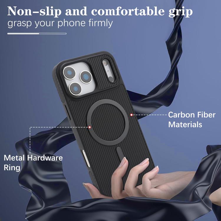 Coque de téléphone Kalebol en fibre de carbone MagSafe, Pour iPhone 17 Pro Max, Pour iPhone 17 Pro, Pour iPhone 17, Pour iPhone Air, Pour iPhone 16 Pro Max, Pour iPhone 16 Pro, Pour iPhone 16 Plus, Pour iPhone 16