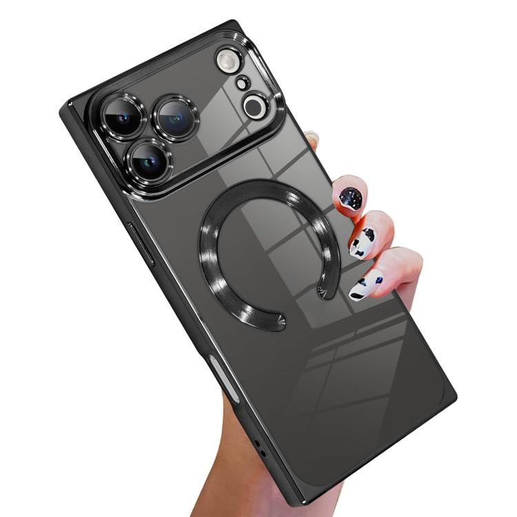 Coque de téléphone MagSafe en TPU à motif CD galvanisé, avec bords carrés, pour iPhone 17 Pro Max, pour iPhone 17 Pro, pour iPhone 17, pour iPhone Air, pour iPhone 16 Pro Max, pour iPhone 16 Pro