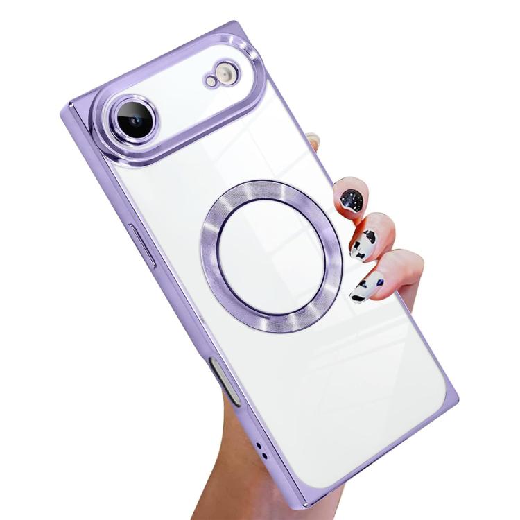 Coque de téléphone MagSafe en TPU à motif CD galvanisé, avec bords carrés, pour iPhone 17 Pro Max, pour iPhone 17 Pro, pour iPhone 17, pour iPhone Air, pour iPhone 16 Pro Max, pour iPhone 16 Pro