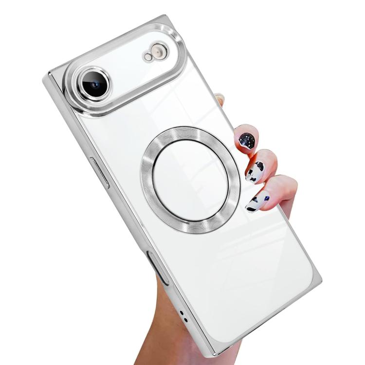 Coque de téléphone MagSafe en TPU à motif CD galvanisé, avec bords carrés, pour iPhone 17 Pro Max, pour iPhone 17 Pro, pour iPhone 17, pour iPhone Air, pour iPhone 16 Pro Max, pour iPhone 16 Pro