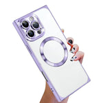 Coque de téléphone MagSafe en TPU à motif CD galvanisé, à angle droit, pour iPhone 16 Plus, pour iPhone 16, pour iPhone 15 Pro Max, pour iPhone 15 Pro, pour iPhone 15 Plus, pour iPhone 15
