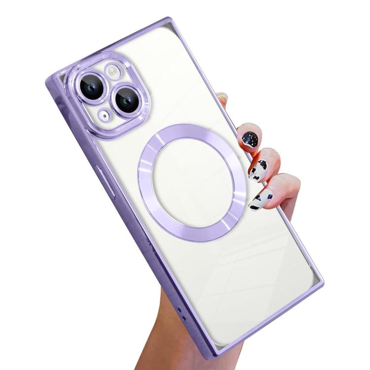 Coque de téléphone MagSafe en TPU à motif CD galvanisé, à angle droit, pour iPhone 16 Plus, pour iPhone 16, pour iPhone 15 Pro Max, pour iPhone 15 Pro, pour iPhone 15 Plus, pour iPhone 15