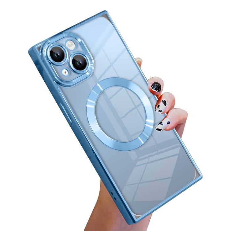 Coque de téléphone MagSafe en TPU à motif CD galvanisé, à angle droit, pour iPhone 16 Plus, pour iPhone 16, pour iPhone 15 Pro Max, pour iPhone 15 Pro, pour iPhone 15 Plus, pour iPhone 15