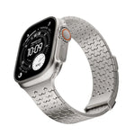 Bracelet de montre magnétique double en acier inoxydable en forme de Y, compatible avec Apple Watch 42/44/45/46/49 mm et Apple Watch 38/40/41/S11 42 mm.