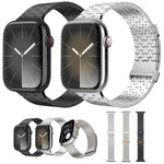 Bracelet de montre magnétique double en acier inoxydable en forme de Y, compatible avec Apple Watch 42/44/45/46/49 mm et Apple Watch 38/40/41/S11 42 mm.