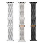 Bracelet de montre magnétique double en acier inoxydable en forme de Y, compatible avec Apple Watch 42/44/45/46/49 mm et Apple Watch 38/40/41/S11 42 mm.