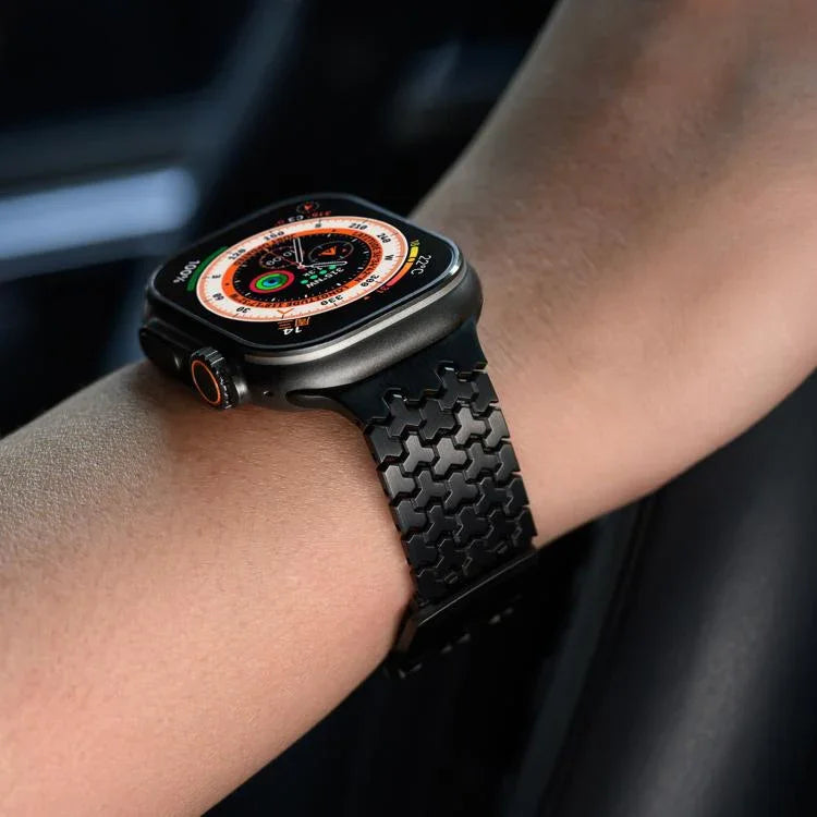 Bracelet de montre magnétique double en acier inoxydable en forme de Y, compatible avec Apple Watch 42/44/45/46/49 mm et Apple Watch 38/40/41/S11 42 mm.