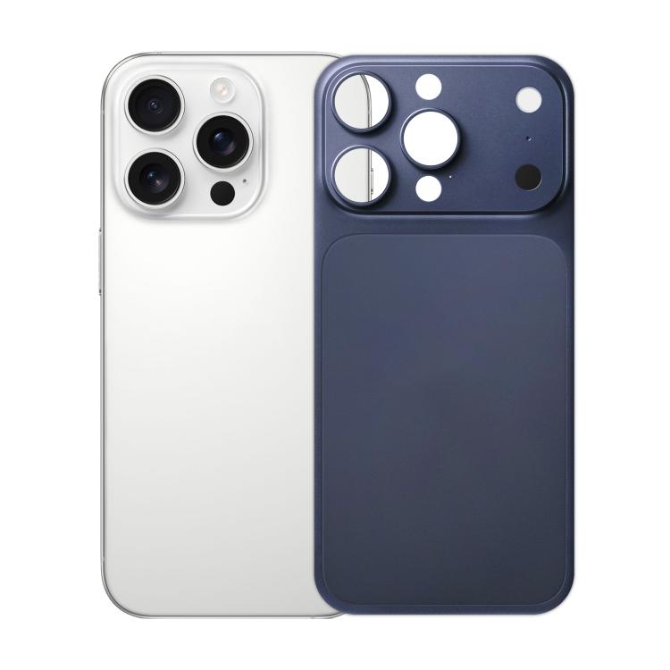 Coque arrière en métal en alliage d'aluminium dépoli Kalebol ultra-fine pour transformer votre iPhone en 17 Pro Max, pour iPhone 16 Pro Max, pour iPhone 15 Pro Max, pour iPhone 14 Pro Max, pour iPhone 13 Pro Max