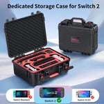Étui de rangement étanche multifonction pour manette Pro portable, pour Nintendo Switch 2