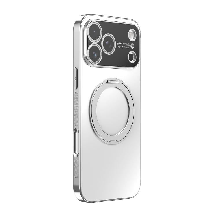 Étui de téléphone MagSafe rotatif à 360 degrés avec couvercle d'objectif, plaqué, Pour iPhone 17 Pro Max, Pour iPhone 17 Pro, Pour iPhone 17, Pour iPhone Air, Pour iPhone 16 Pro Max, Pour iPhone 16 Pro