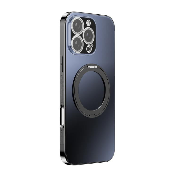 Étui de téléphone MagSafe rotatif à 360 degrés avec couvercle d'objectif, plaqué, Pour iPhone 17 Pro Max, Pour iPhone 17 Pro, Pour iPhone 17, Pour iPhone Air, Pour iPhone 16 Pro Max, Pour iPhone 16 Pro
