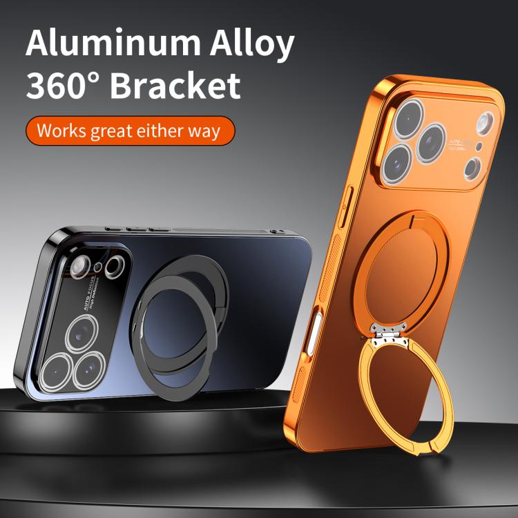 Coque de téléphone plaquée MagSafe avec support rotatif à 360 degrés et cache-objectif, pour iPhone 14 Pro Max, pour iPhone 13 Pro Max, pour iPhone 13 Pro, pour iPhone 13