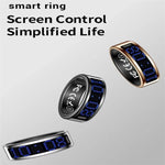 Bague connectée SR16 taille 8, compatible avec le suivi de la fréquence cardiaque, de l'oxygène sanguin et du sommeil, et proposant plusieurs modes sportifs.