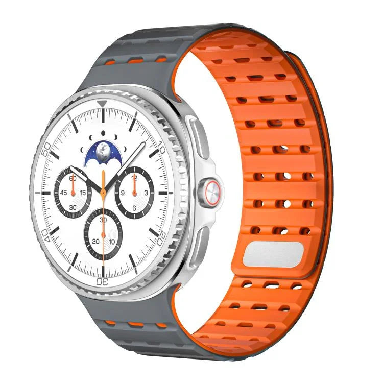 Breathable Magnetic Silicone Watch Band, For Samsung Galaxy Watch8 / Watch8 Classic