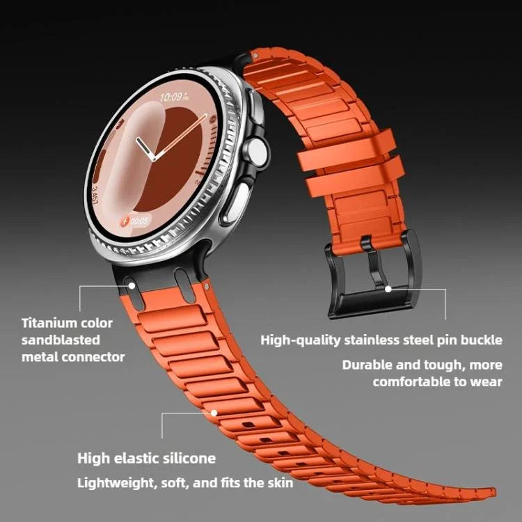 Bracelet de montre en silicone texturé I-Shape, pour Samsung Galaxy Watch8 / Watch8 Classic